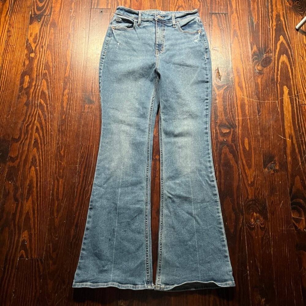 Old Navy 26x30 Y2K Flare Jeans Blue High Rise